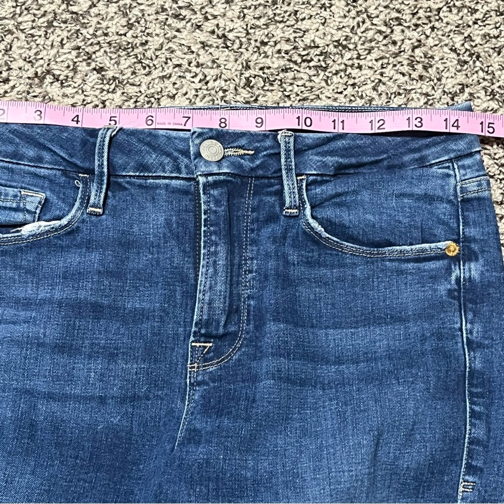 Frame Denim Indigo Wide Leg Jeans - Picture 8 of 10